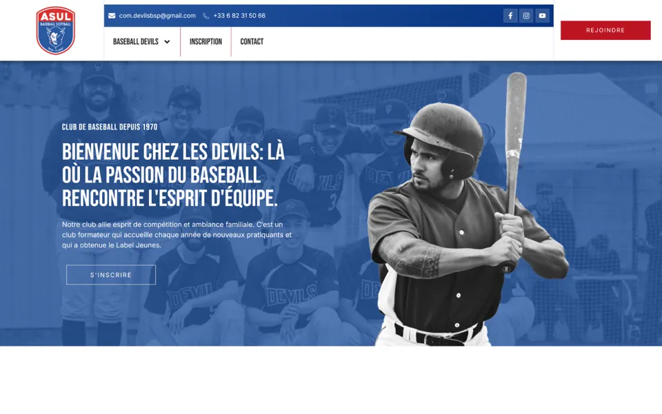 Site ASUL Baseball Devils