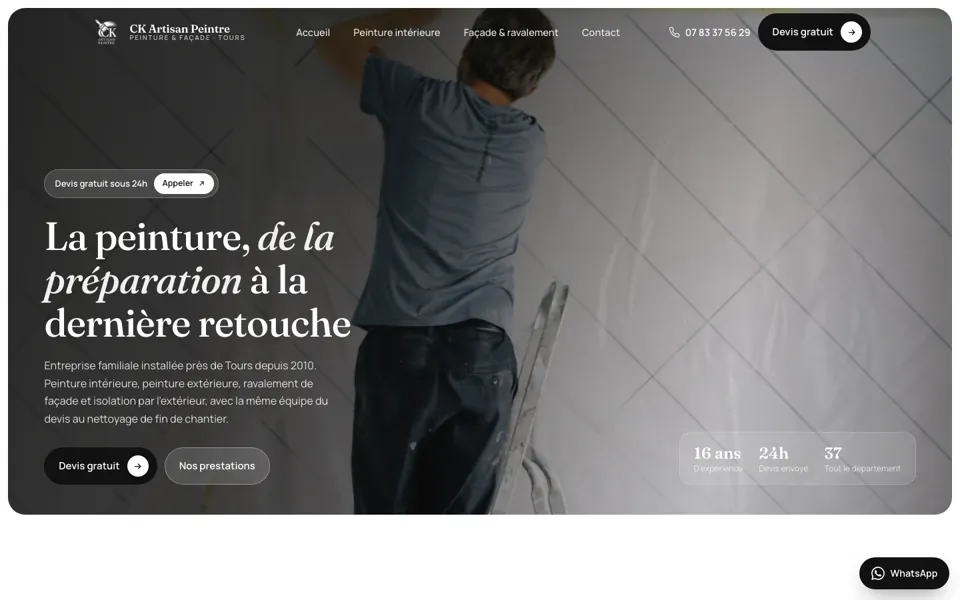 Site CK Artisan Peintre
